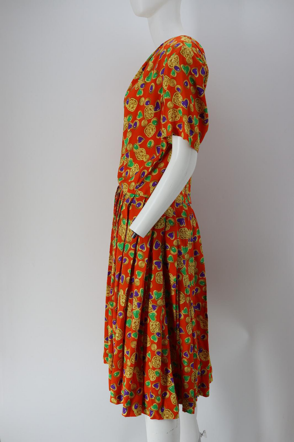 Yves Saint Laurent Heart And Jewelry Design Dress