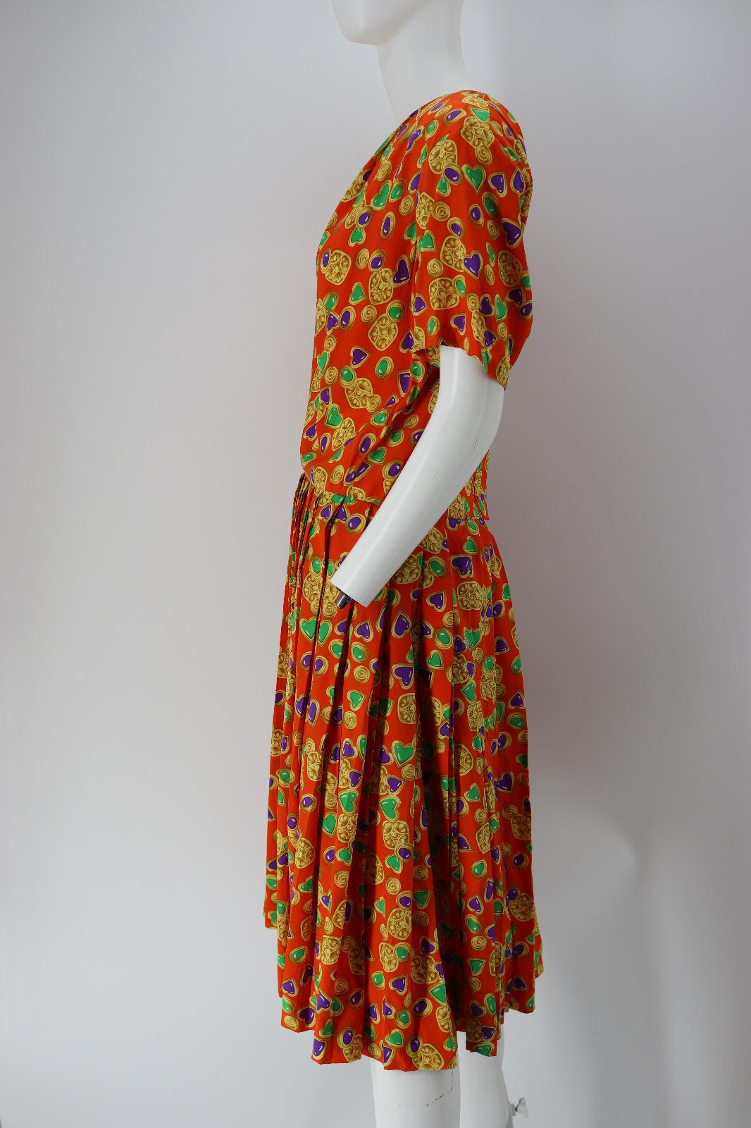 Yves Saint Laurent Heart And Jewelry Design Dress