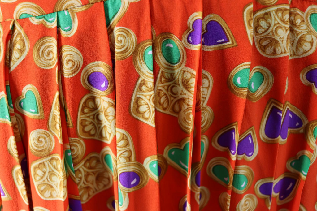 Yves Saint Laurent Heart And Jewelry Design Dress