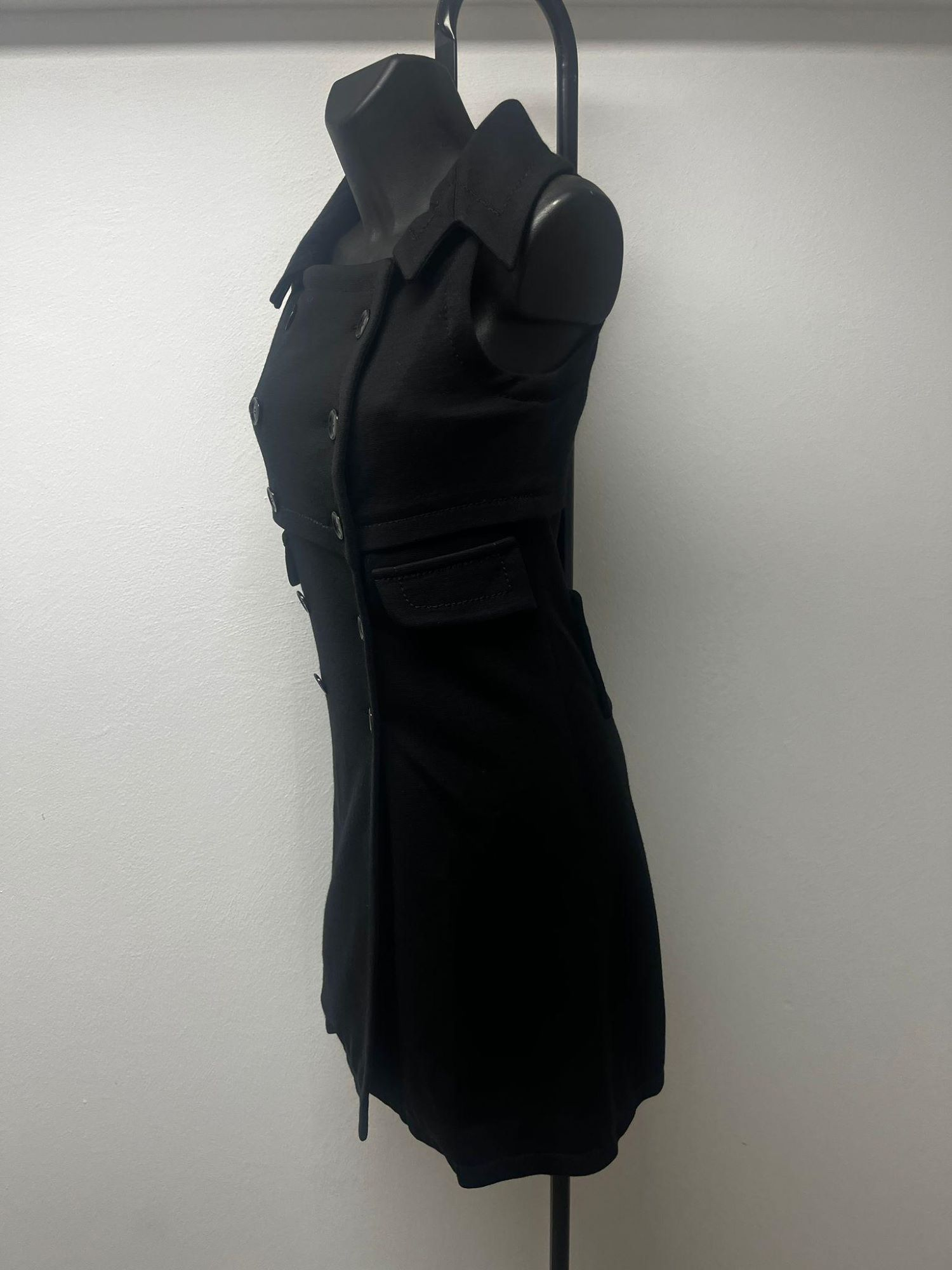 Christian Dior Black Double Breasted Dress