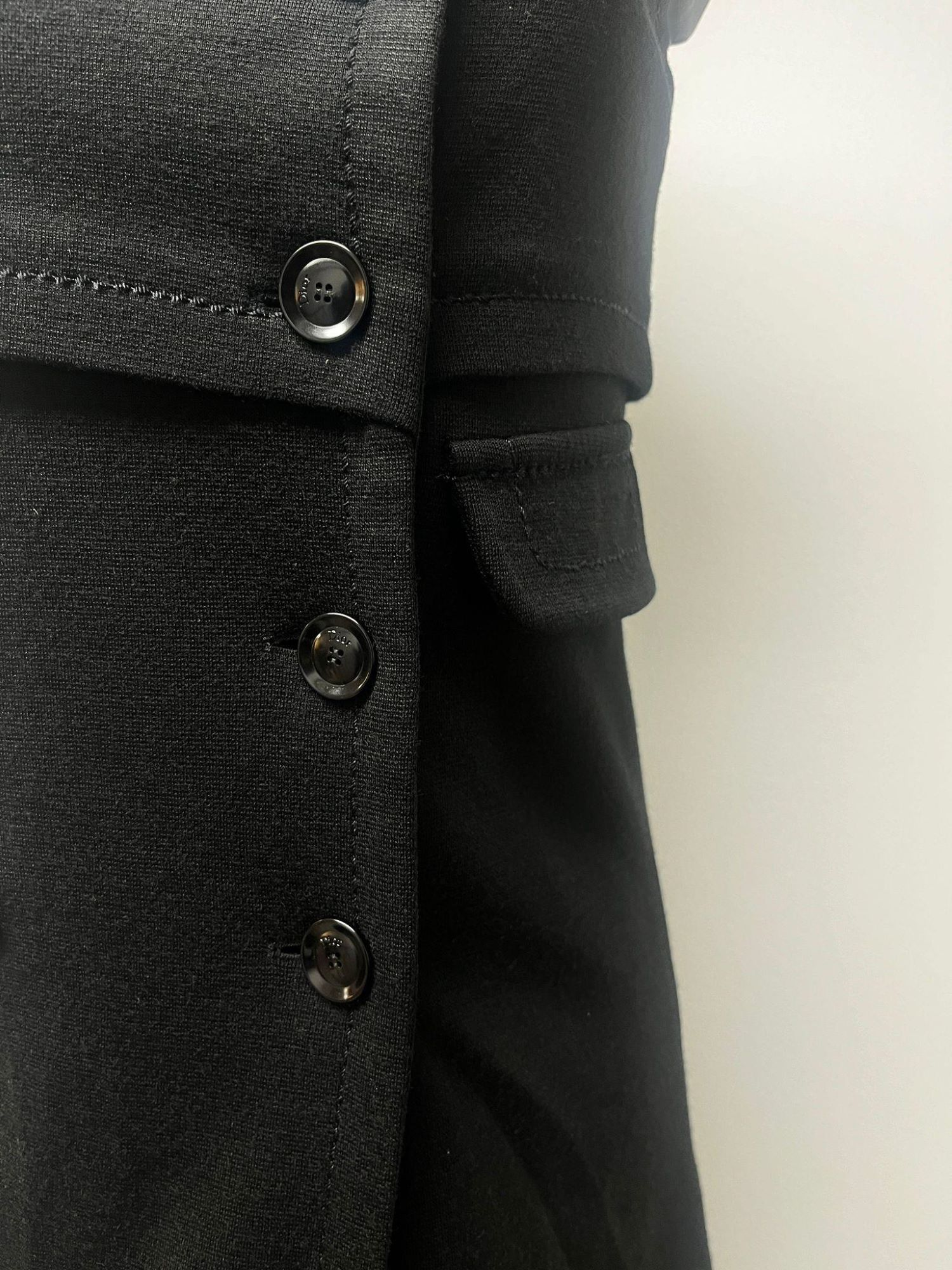 Christian Dior Black Double Breasted Dress