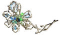 Maxi Christian Lacroix Flower brooch