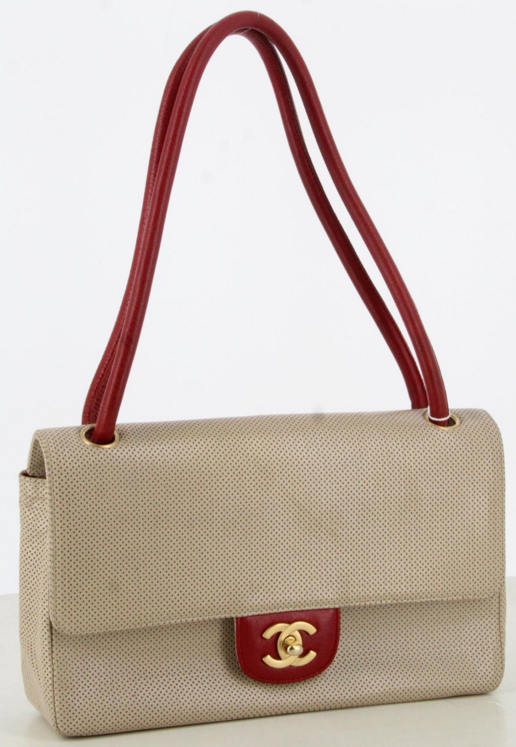 1999 Chanel Perforated Shoulder Bag