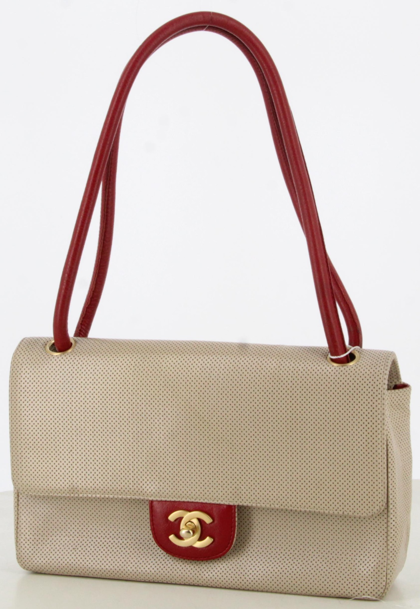 1999 Chanel Perforated Shoulder Bag