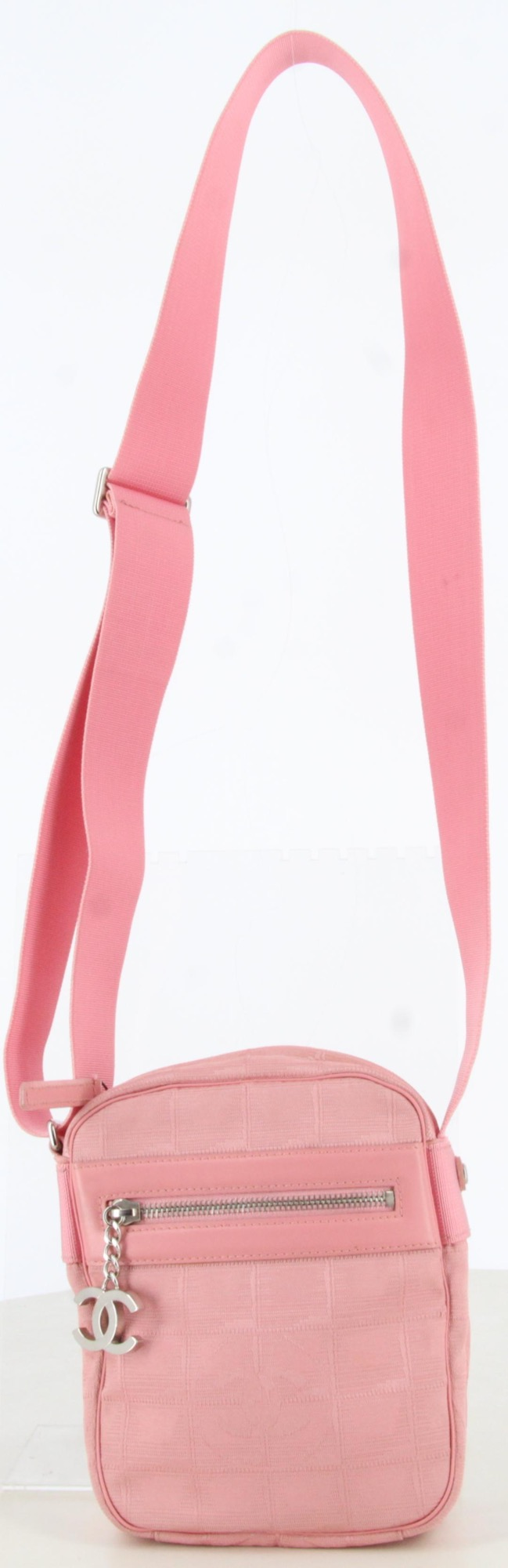 2005 Chanel Pink New Travel Line Crossbody Bag