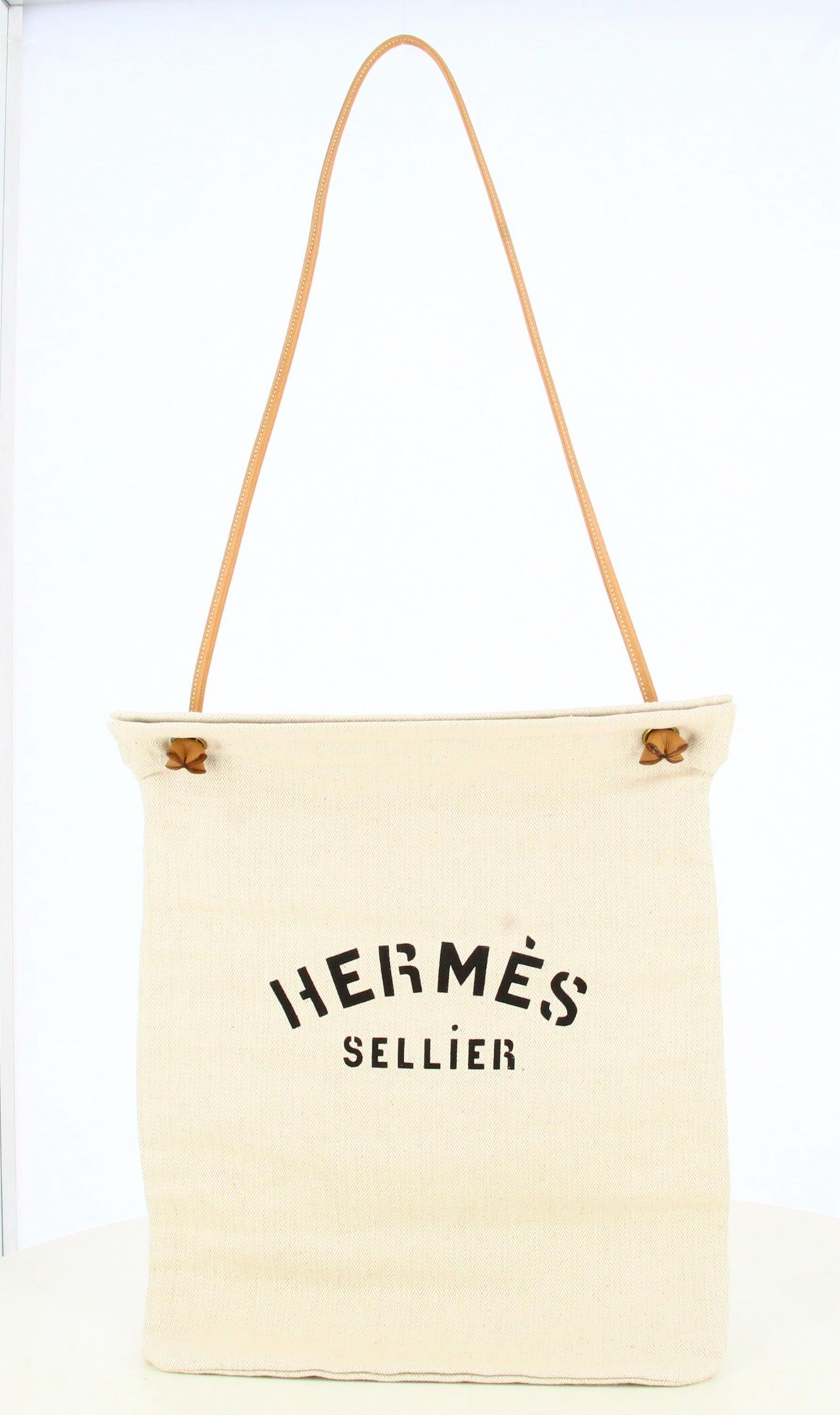 Hermès Toile Aline Grooming Tote Bag