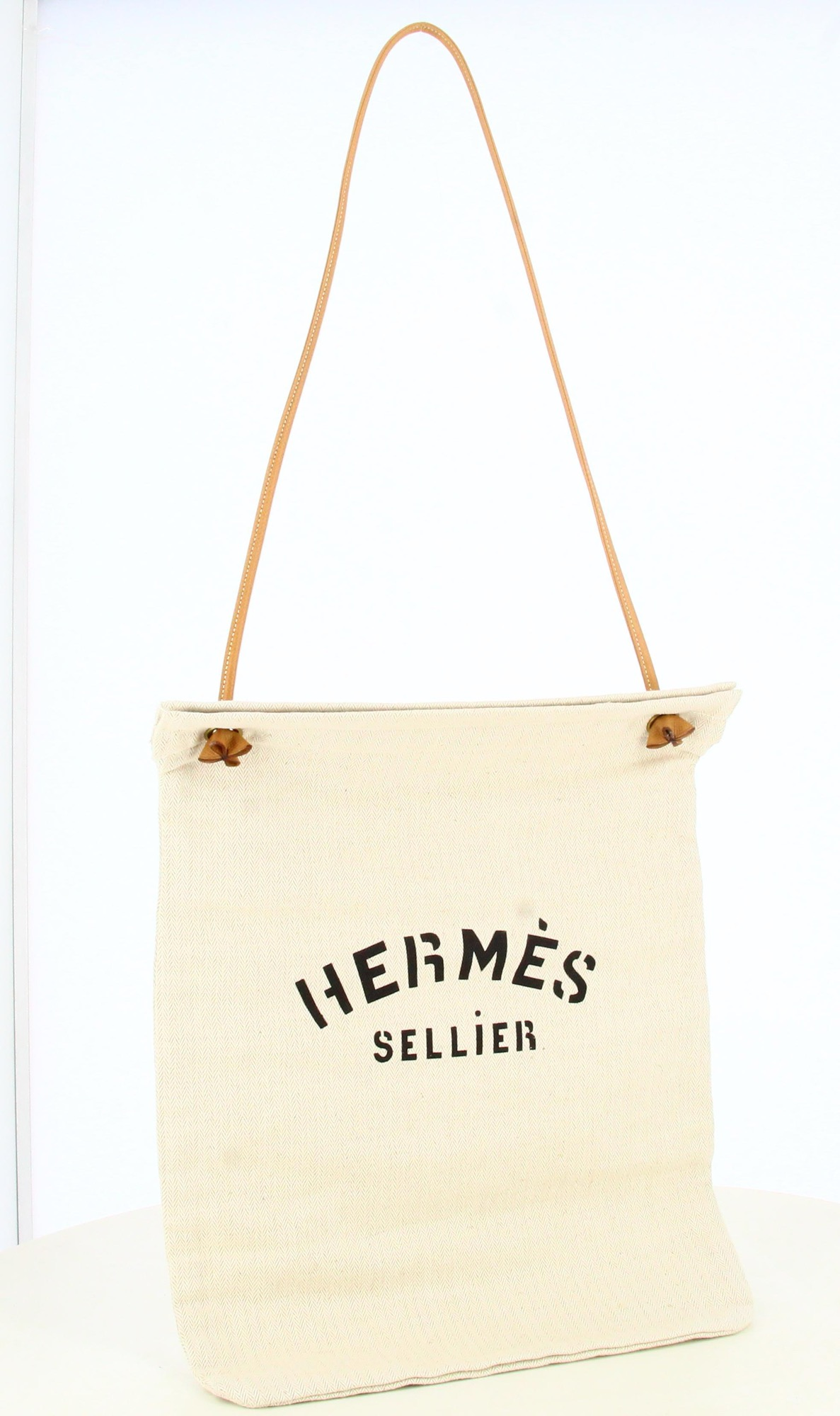 Hermès Toile Aline Grooming Tote Bag
