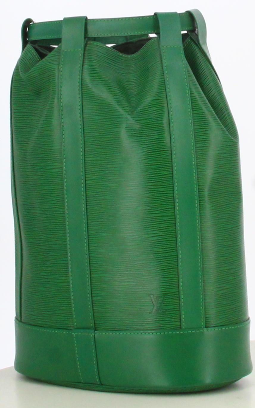 1995 Louis Vuitton Green Randonnee Backpack
