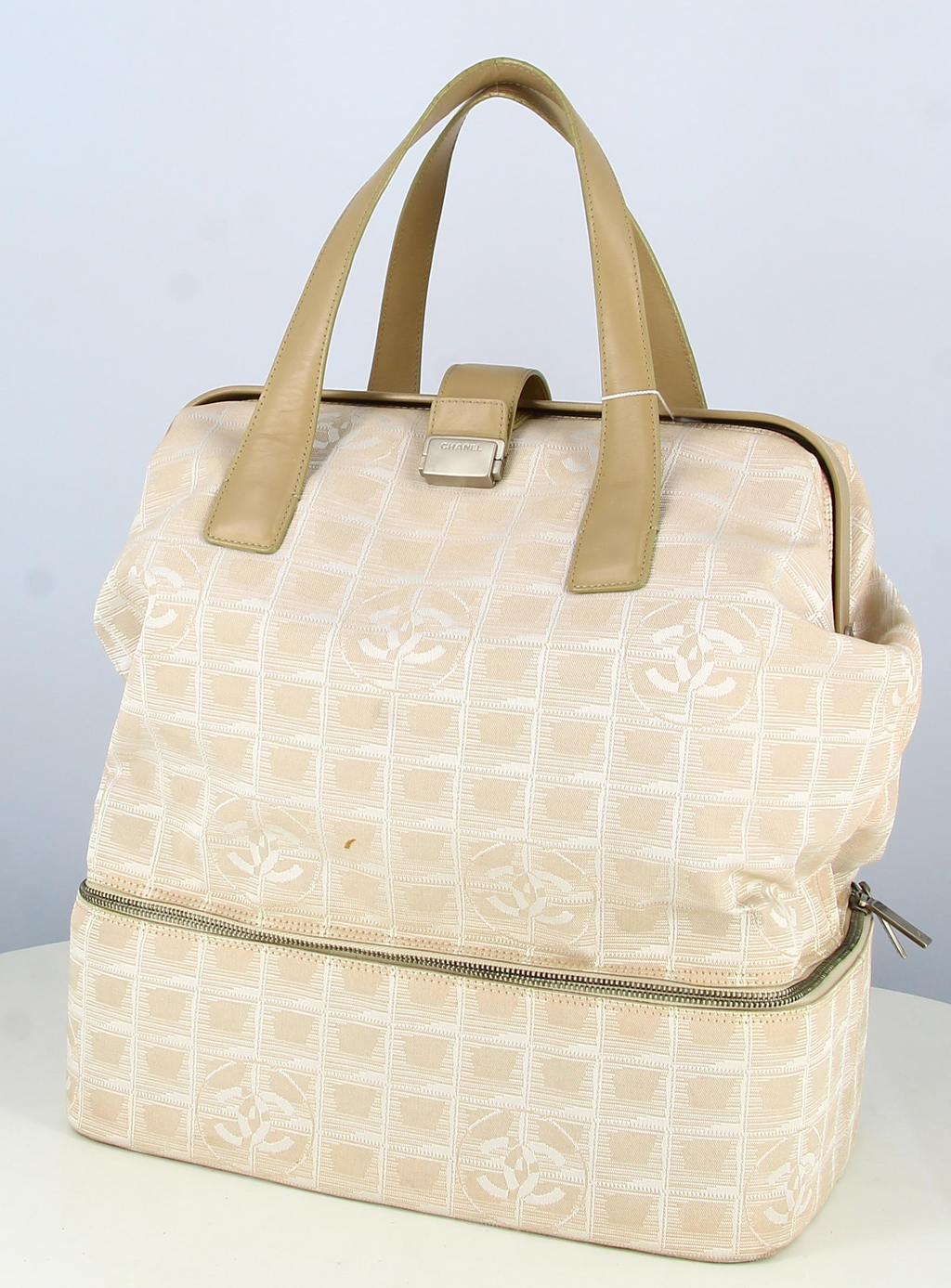 1999 Tote Bag Chanel Fabrics In Pink Monogram