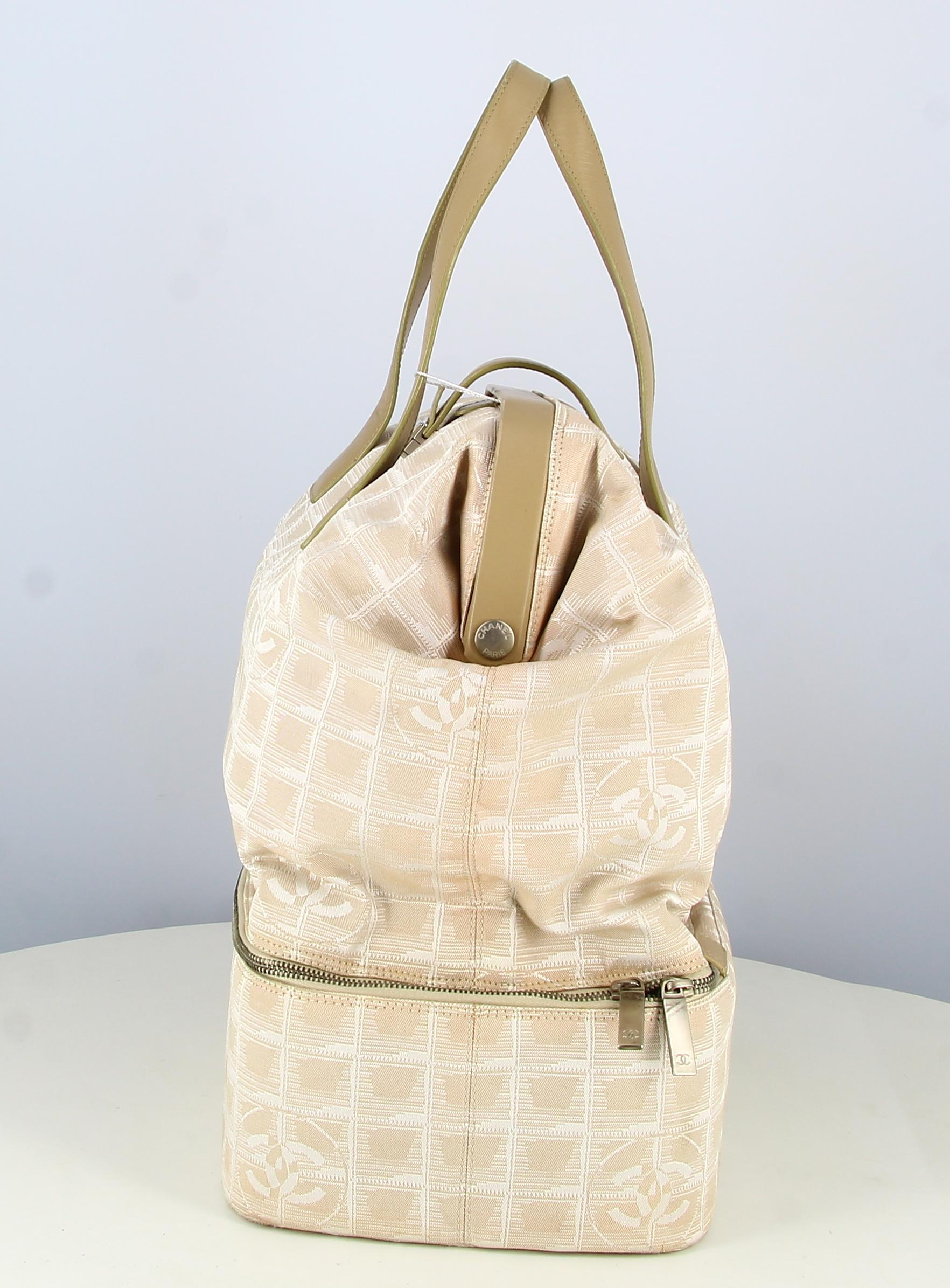 1999 Tote Bag Chanel Fabrics In Pink Monogram