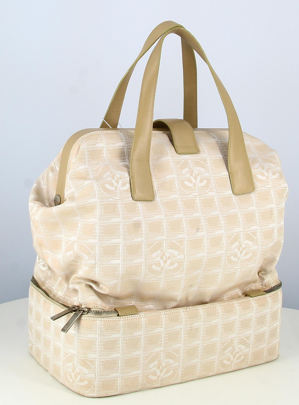 1999 Tote Bag Chanel Fabrics In Pink Monogram