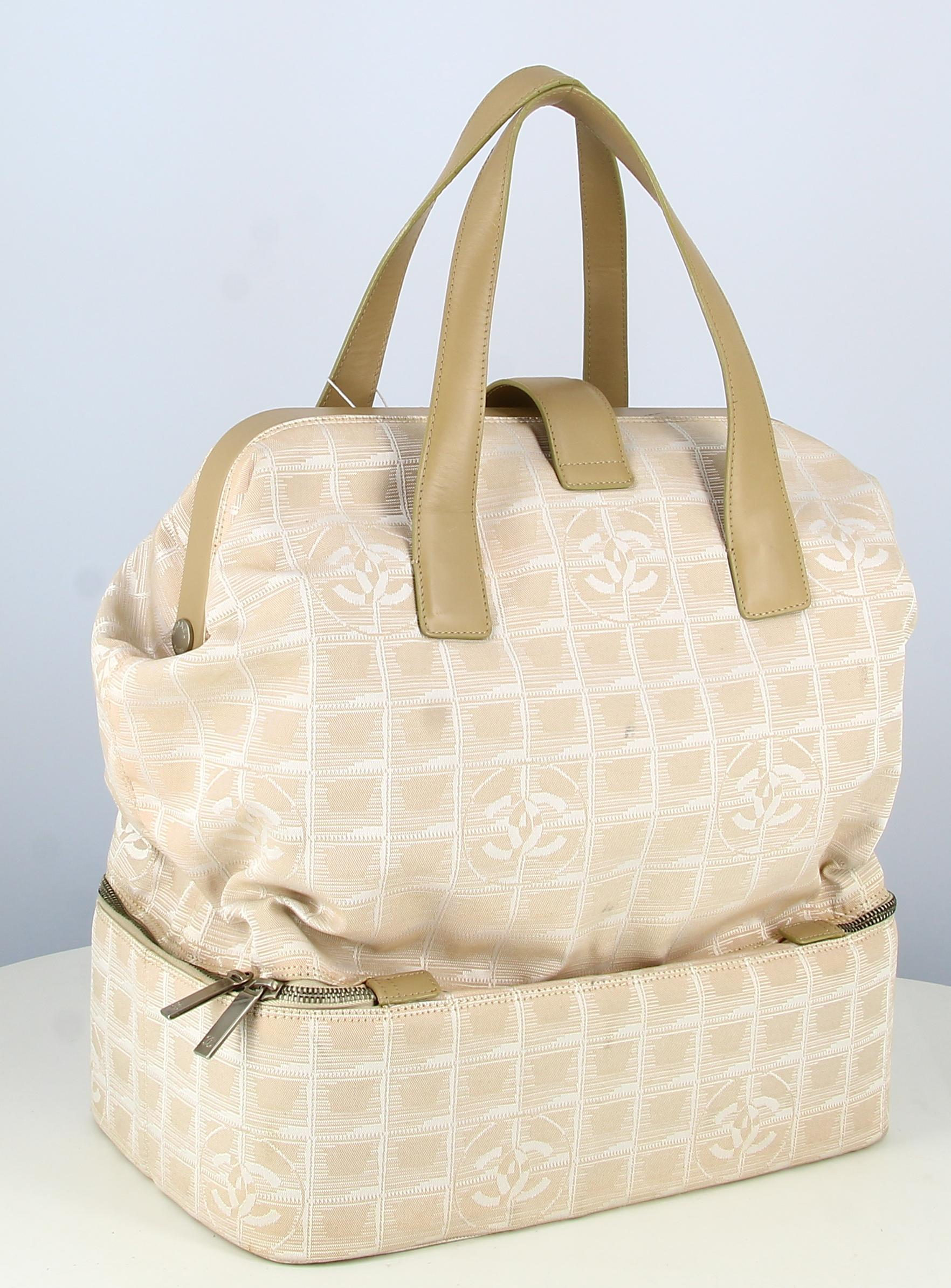 1999 Tote Bag Chanel Fabrics In Pink Monogram