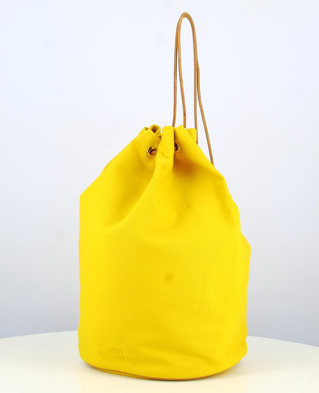 Yellow Hermes Tissus Backpack