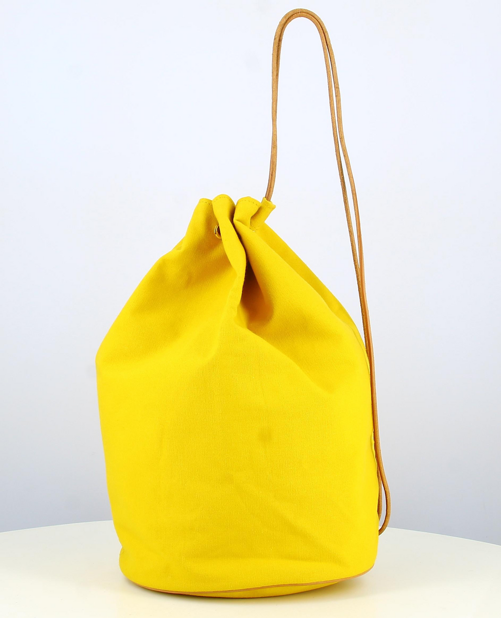 Yellow Hermes Tissus Backpack
