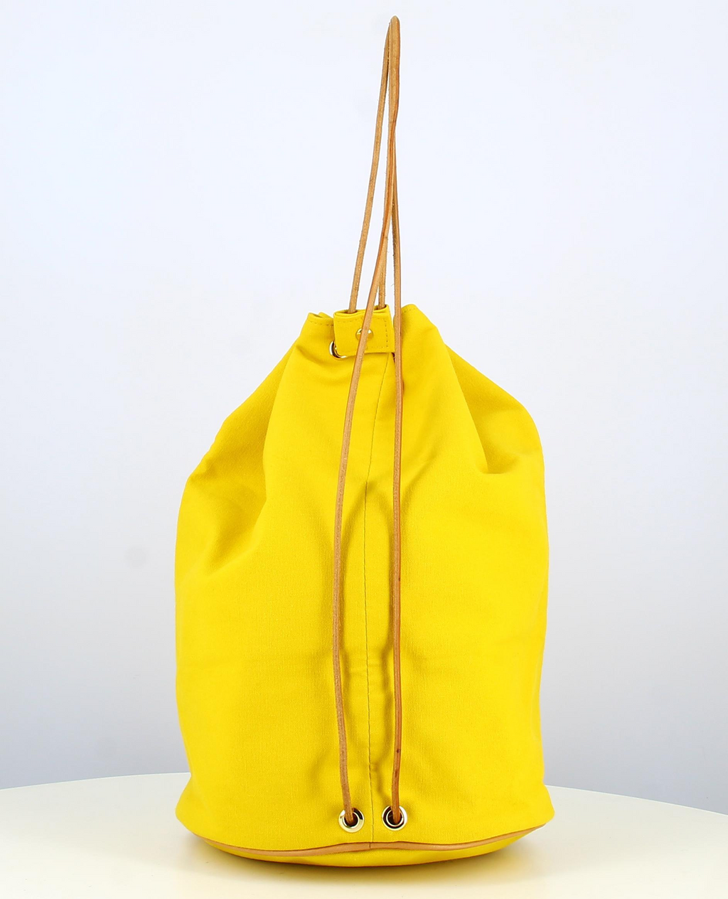 Yellow Hermes Tissus Backpack