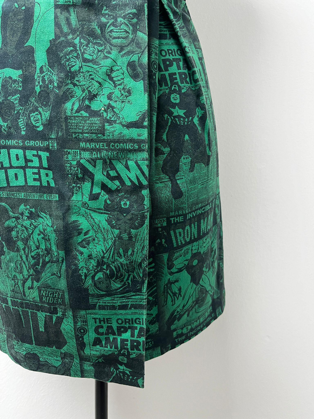 JC De Castelbajac and Marvel Green Dress