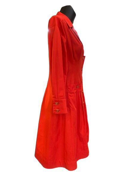 Chanel 90's Red Cotton Dress