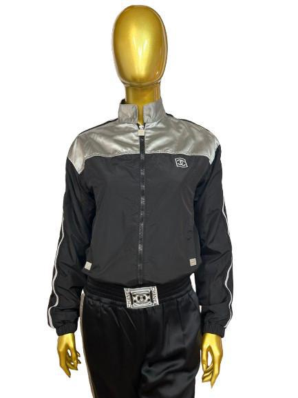Chanel Black and Silver Jogging Suit (S/S 2006)