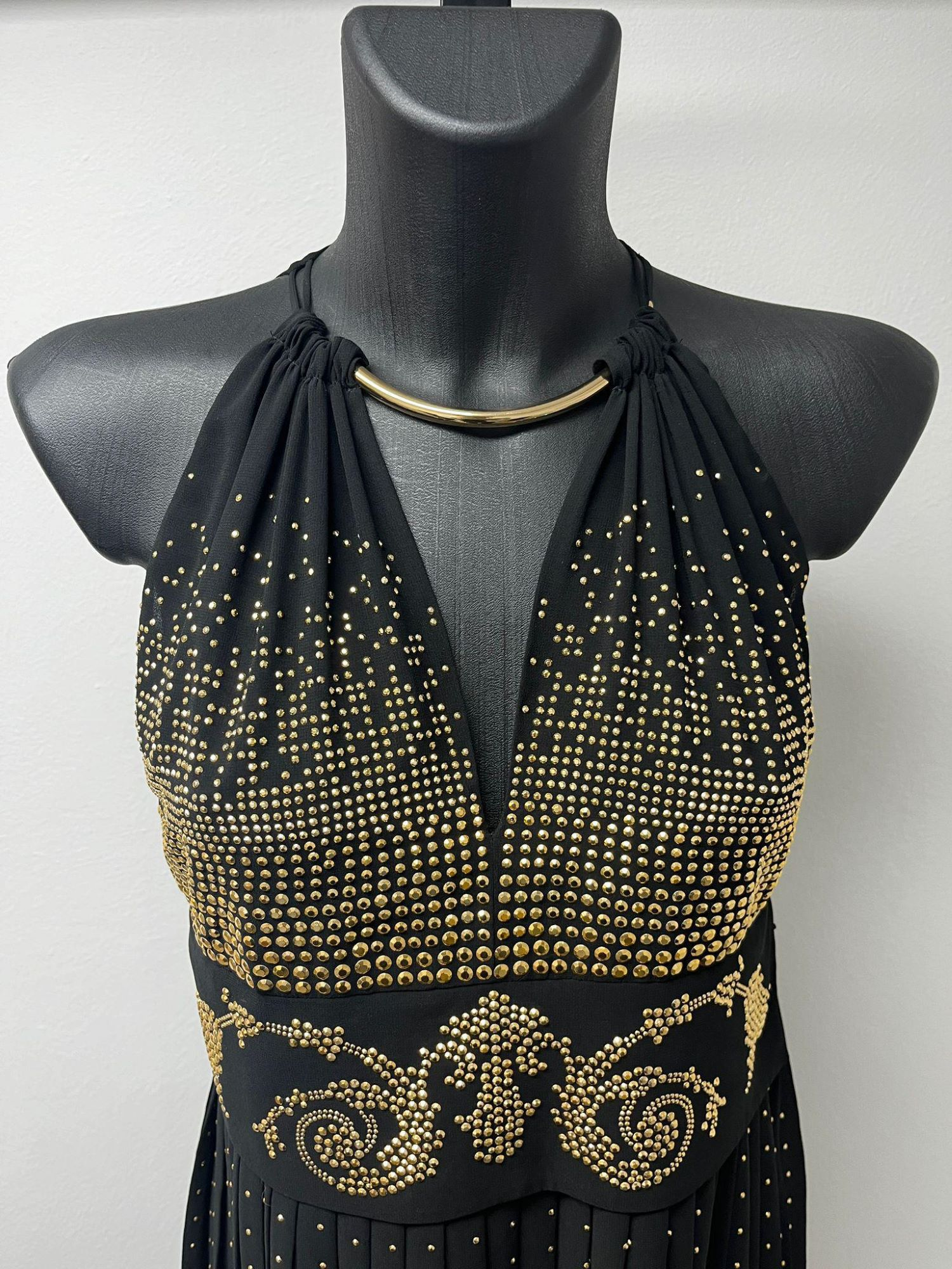 Versace Cocktail Dress with Golden Details (2012)