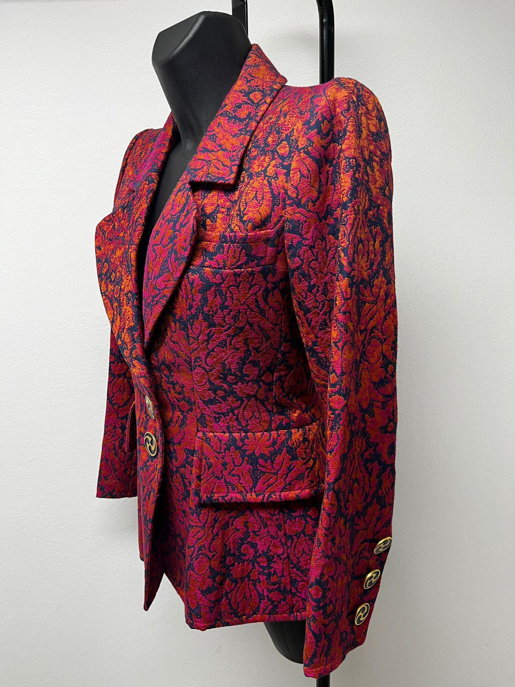Yves Saint Laurent Floral Print Blazer
