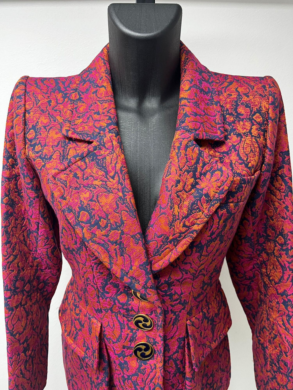 Yves Saint Laurent Floral Print Blazer