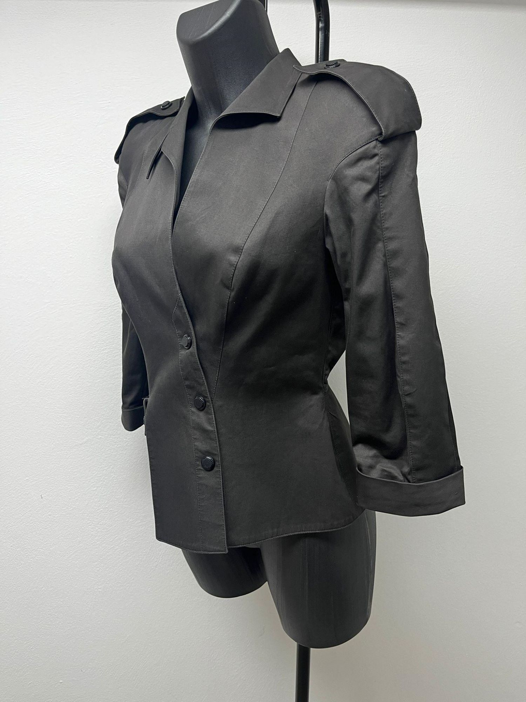 Thierry Mugler Black MilitaryJacket