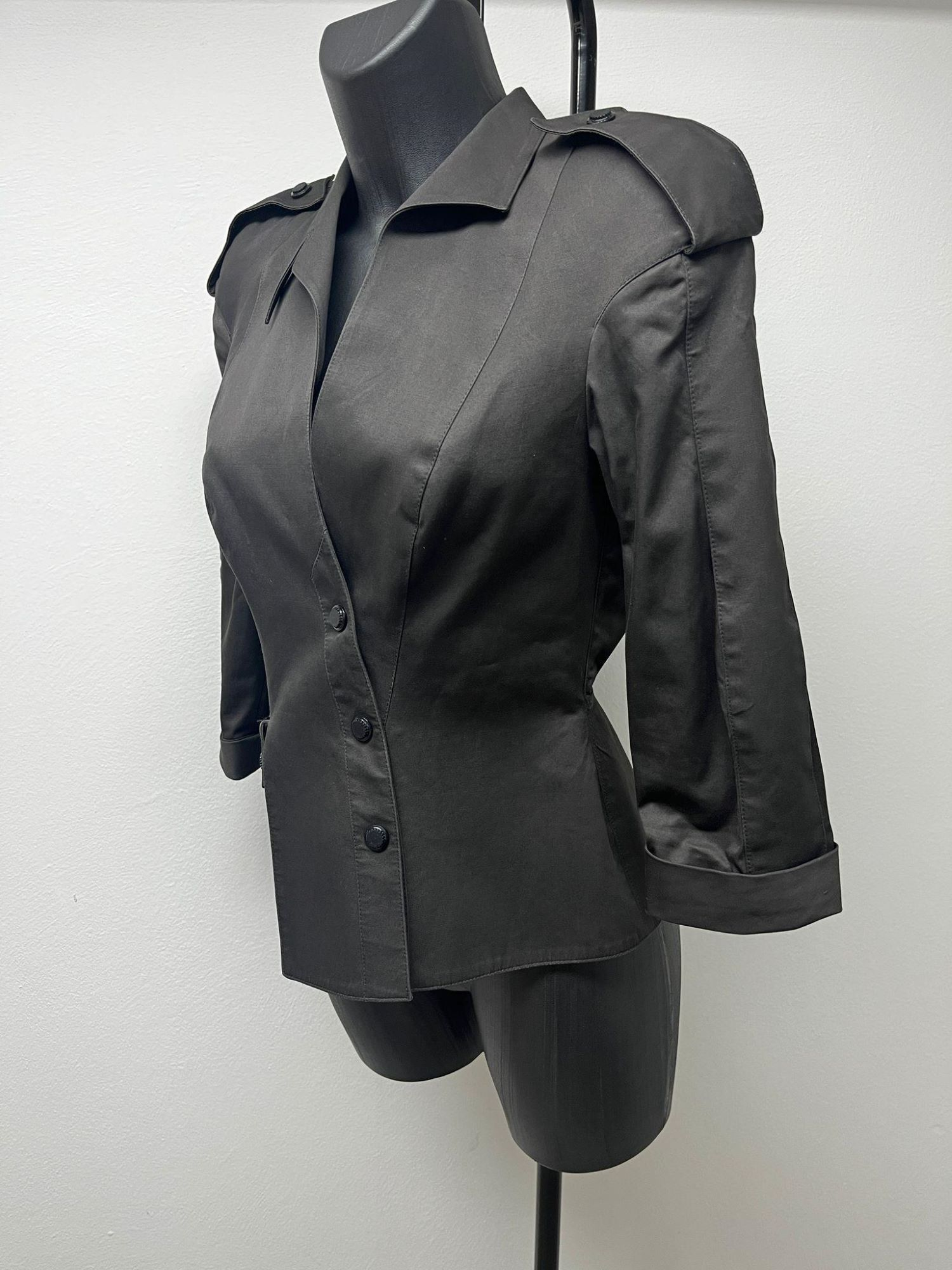 Thierry Mugler Black MilitaryJacket