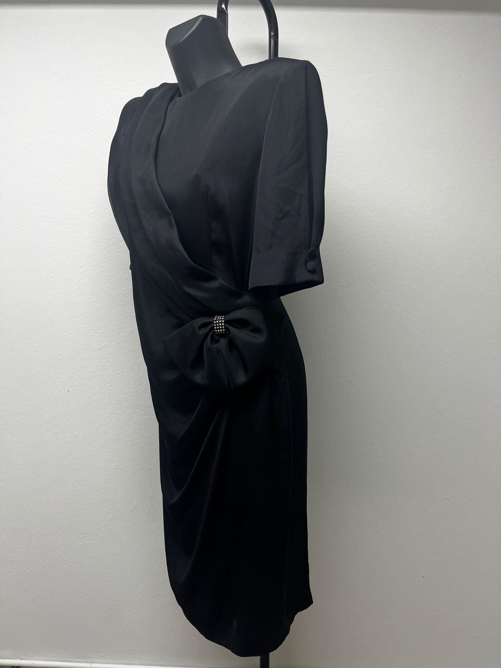 Louis Féraud Black Dress with Front Bow