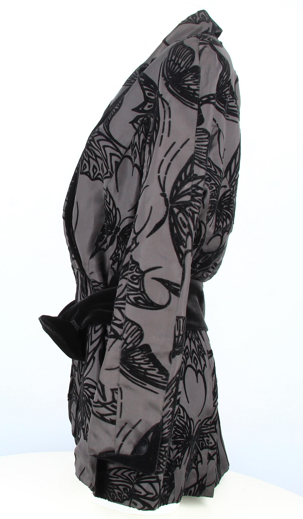 Thierry Mugler Suit Jacket Black Cotton Velvet