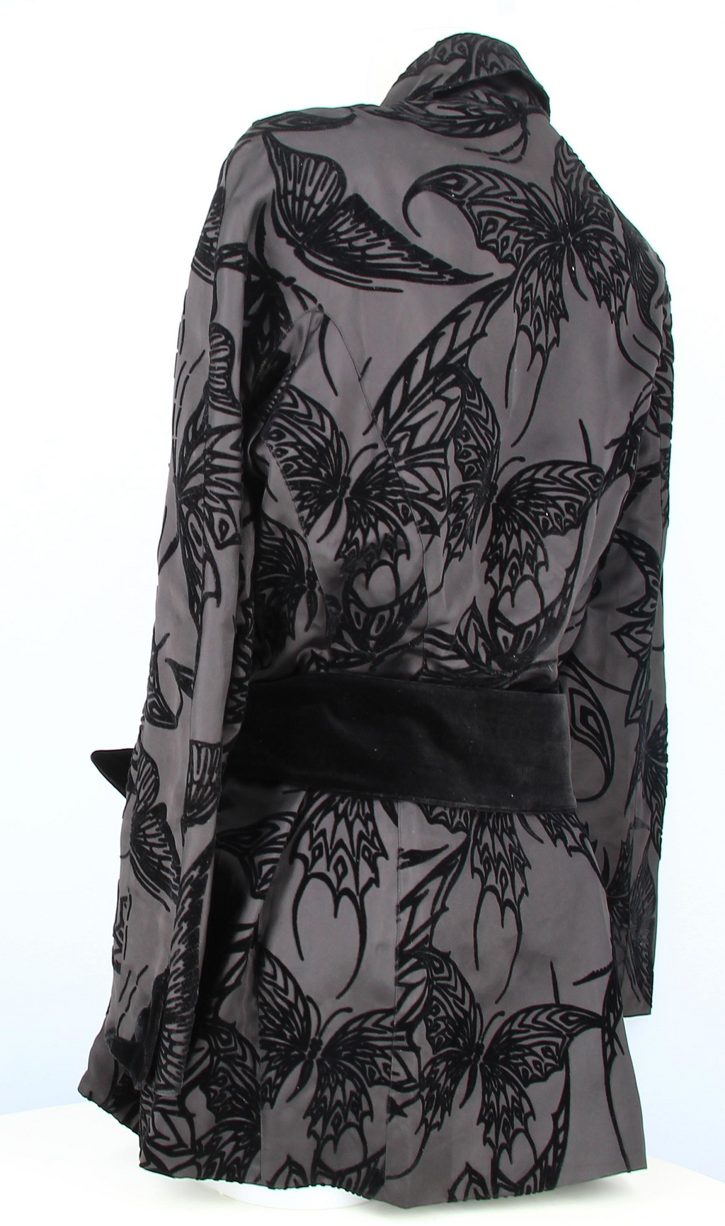 Thierry Mugler Suit Jacket Black Cotton Velvet