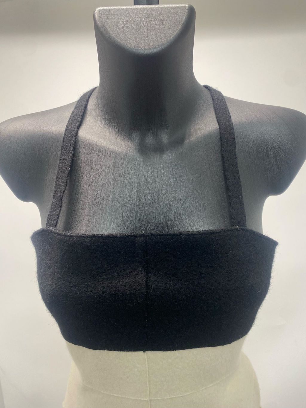 Chanel Black and White Wool Dress