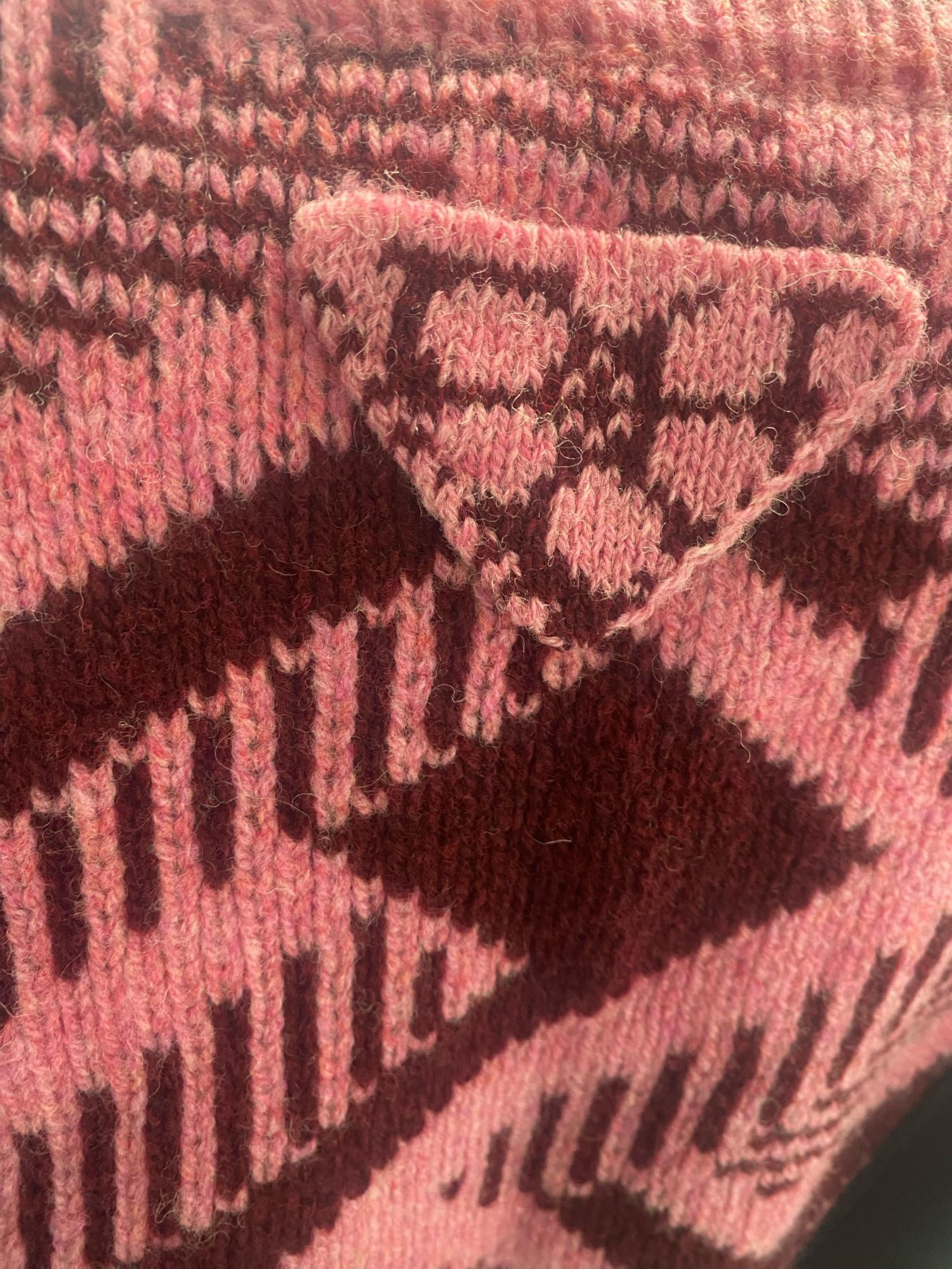 Prada Short-Sleeved Jumpsuit with Jacquard V-Neck