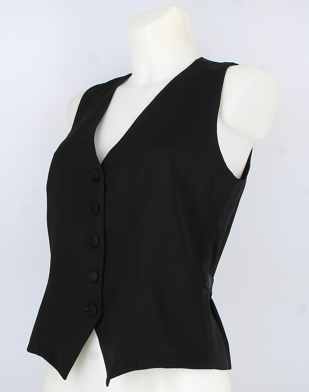 Yves Saint Laurent Black Gilet