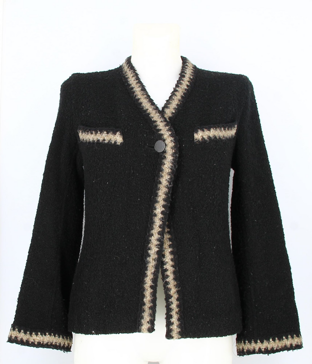 Chanel Black Wool Jacket