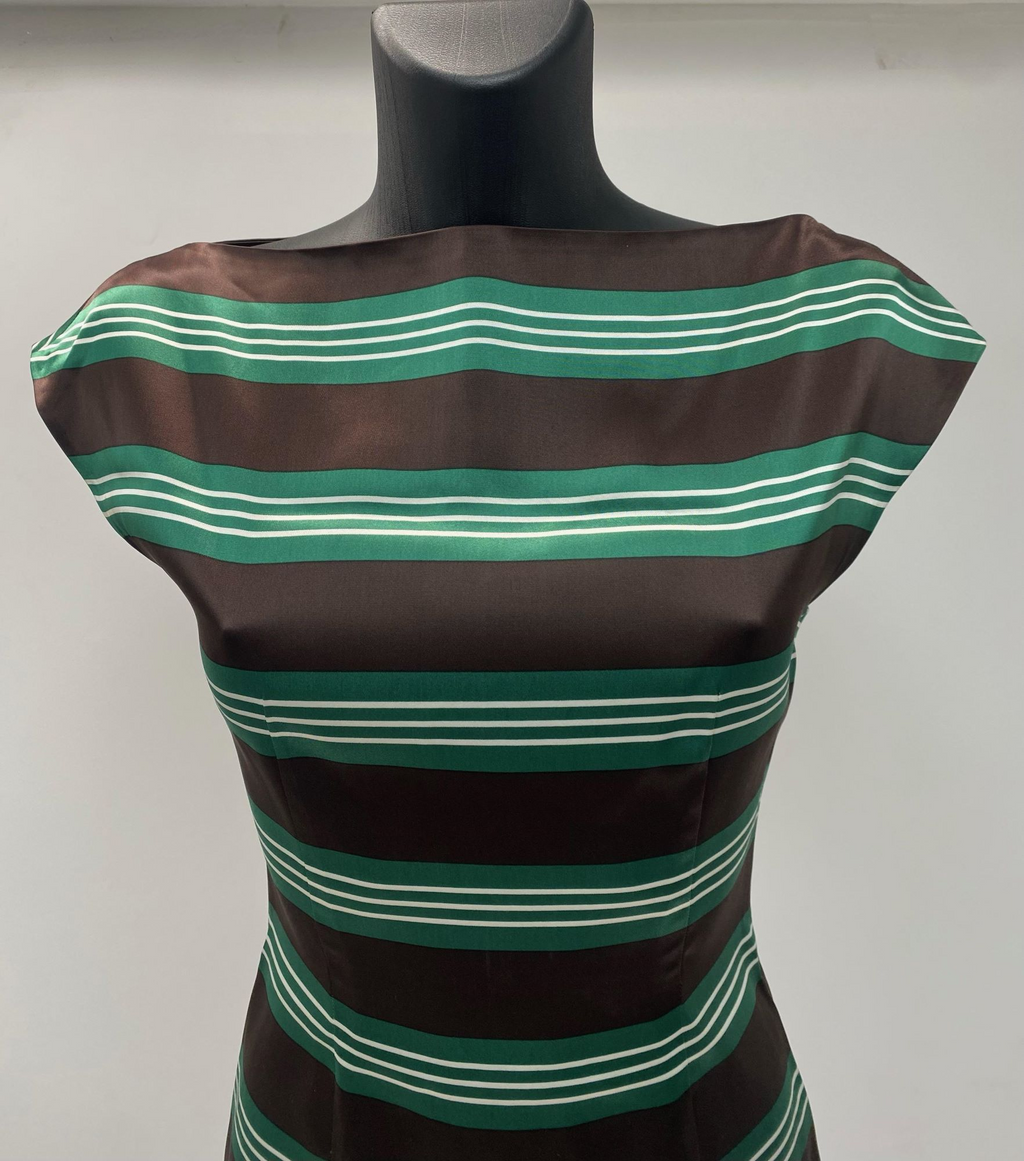 Prada Stripes Viscose Dress