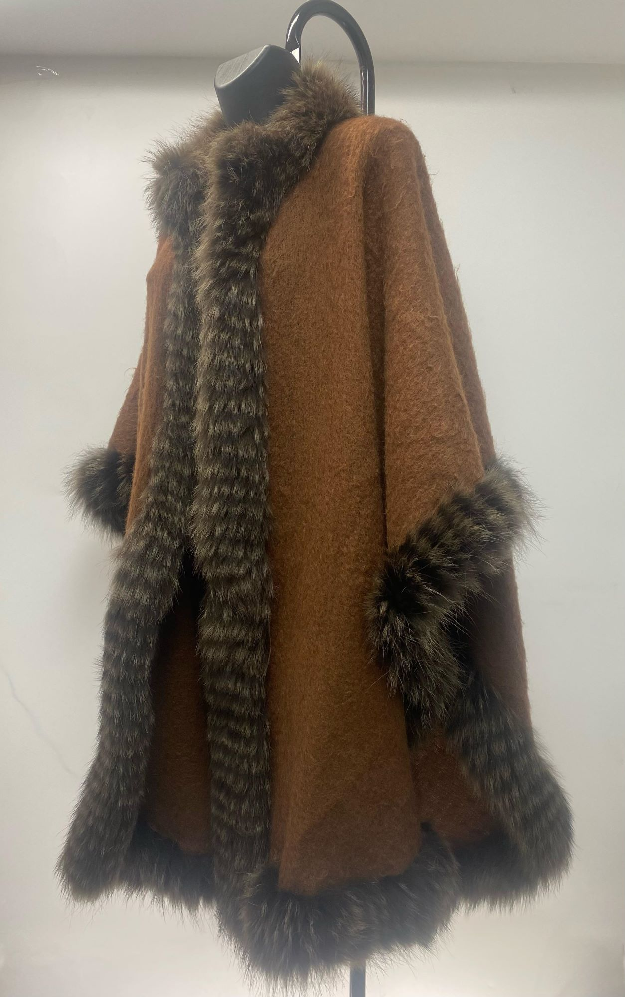 YSL Fur Cape