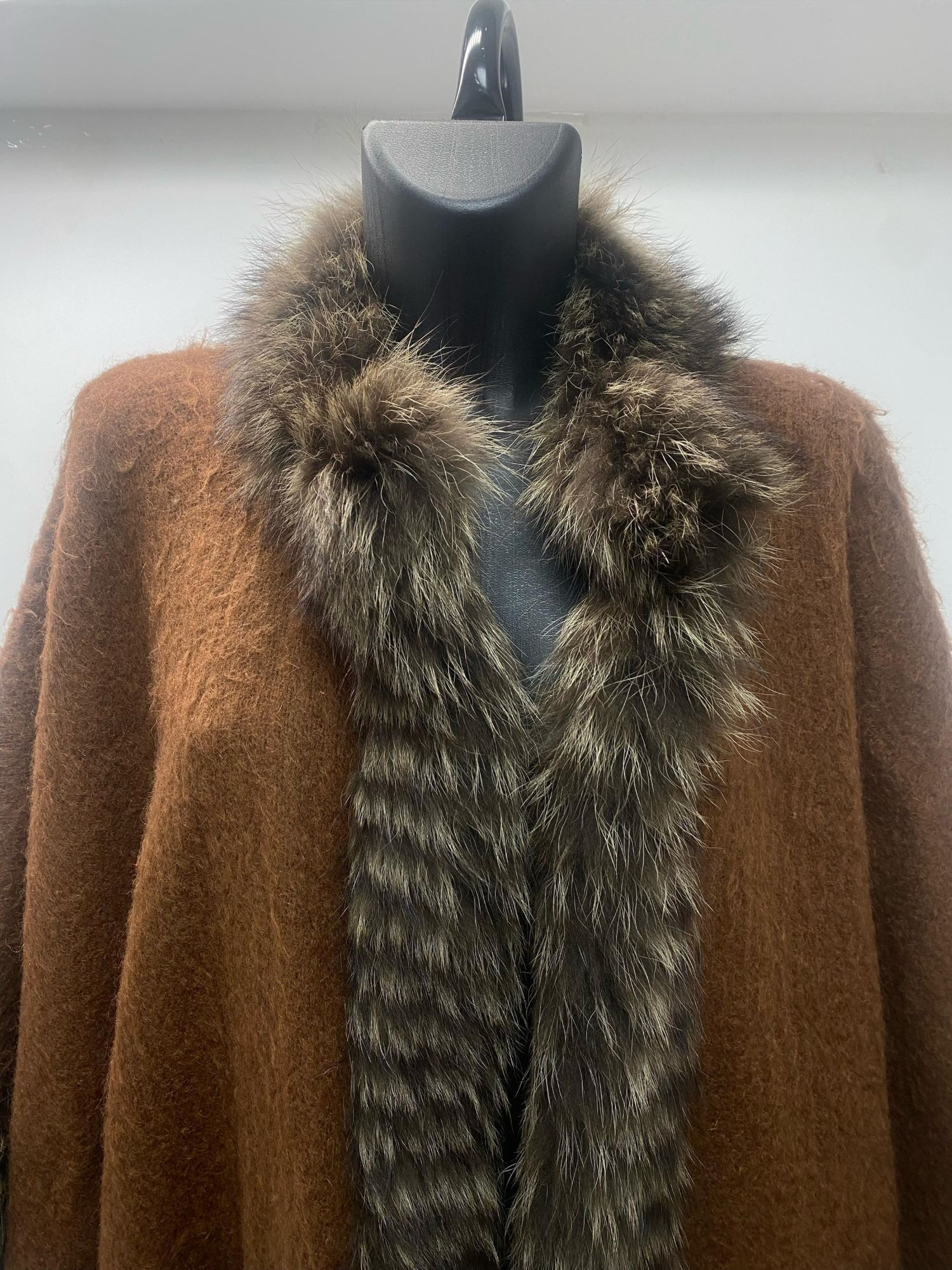 YSL Fur Cape