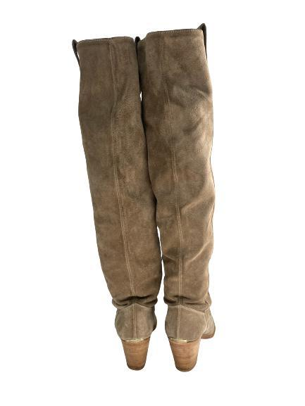 Christian Dior Beige Suède Boots