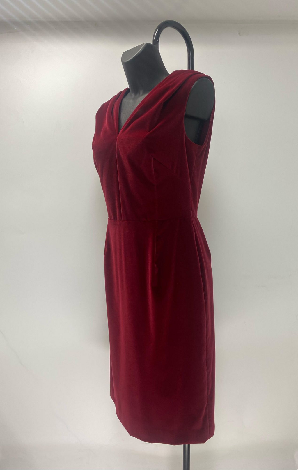 Christian Dior Red Velvet Dress