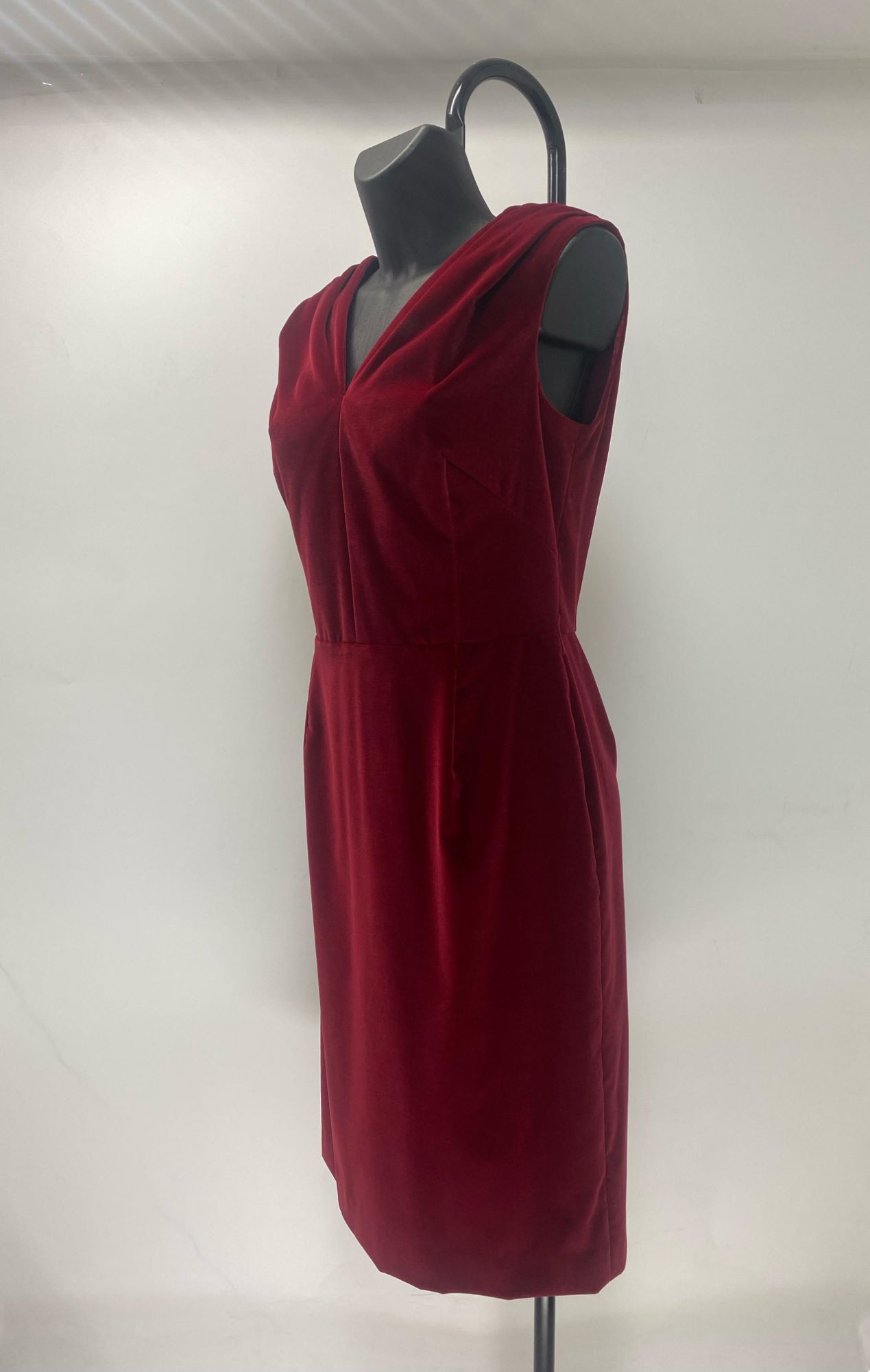 Christian Dior Red Velvet Dress