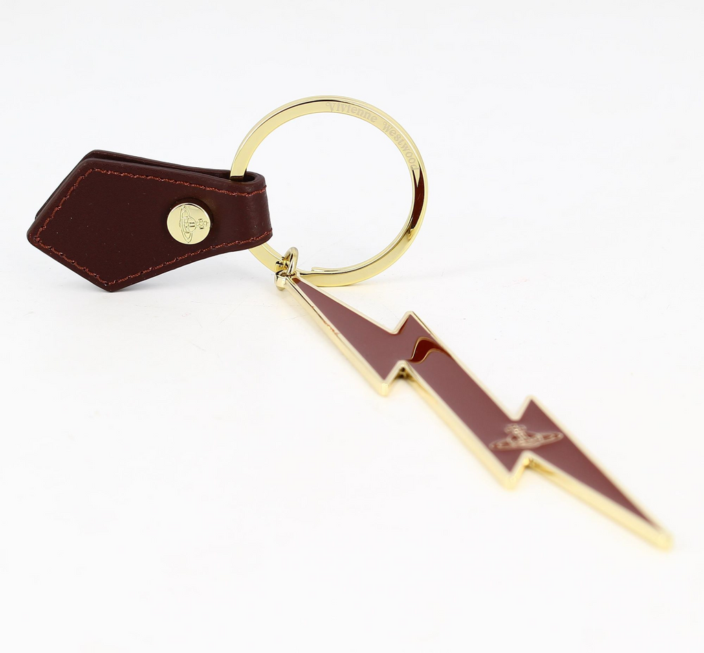 Vivienne Westwood Red And Golden Keyrings