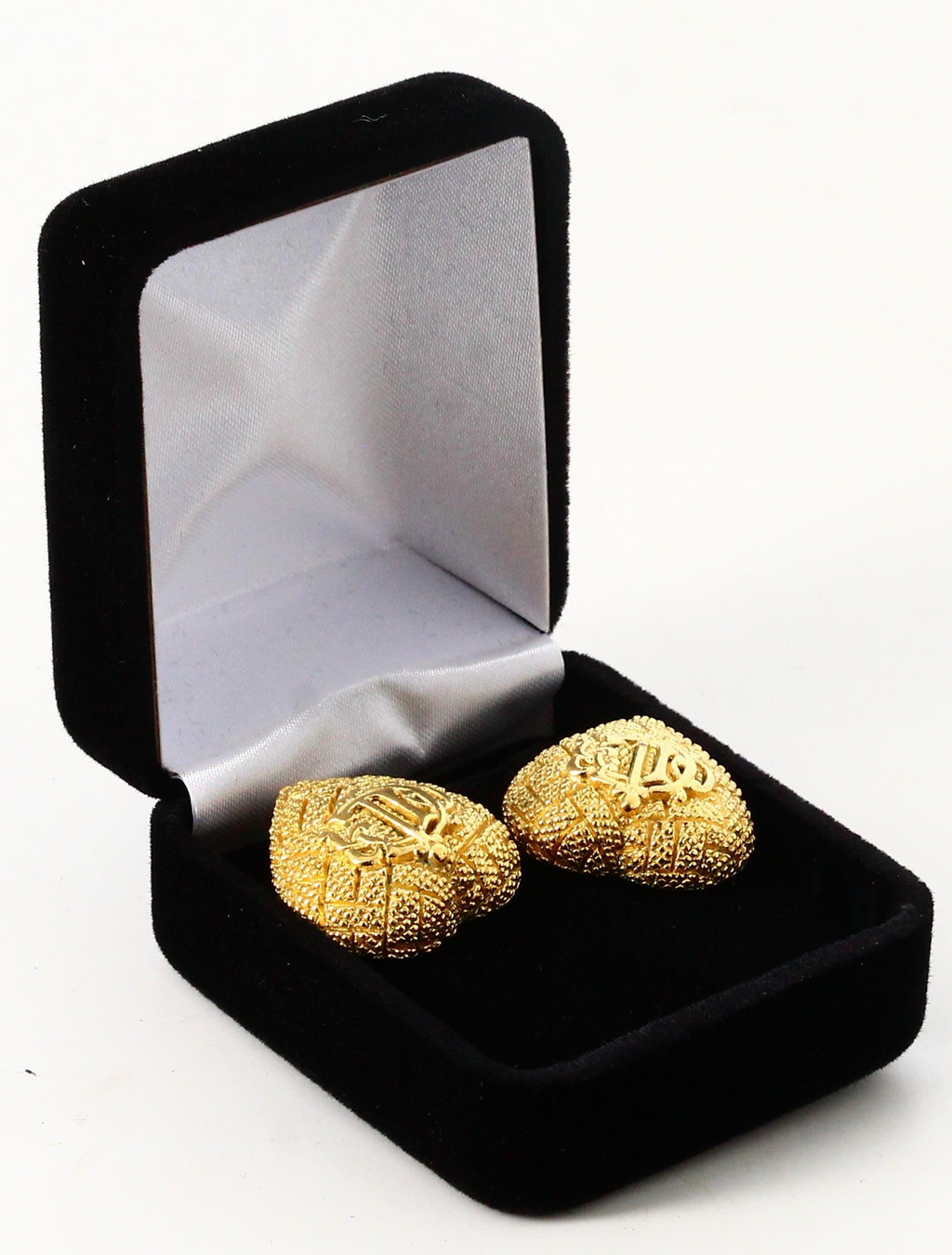 Dior Heart Logo Clip on Earrings