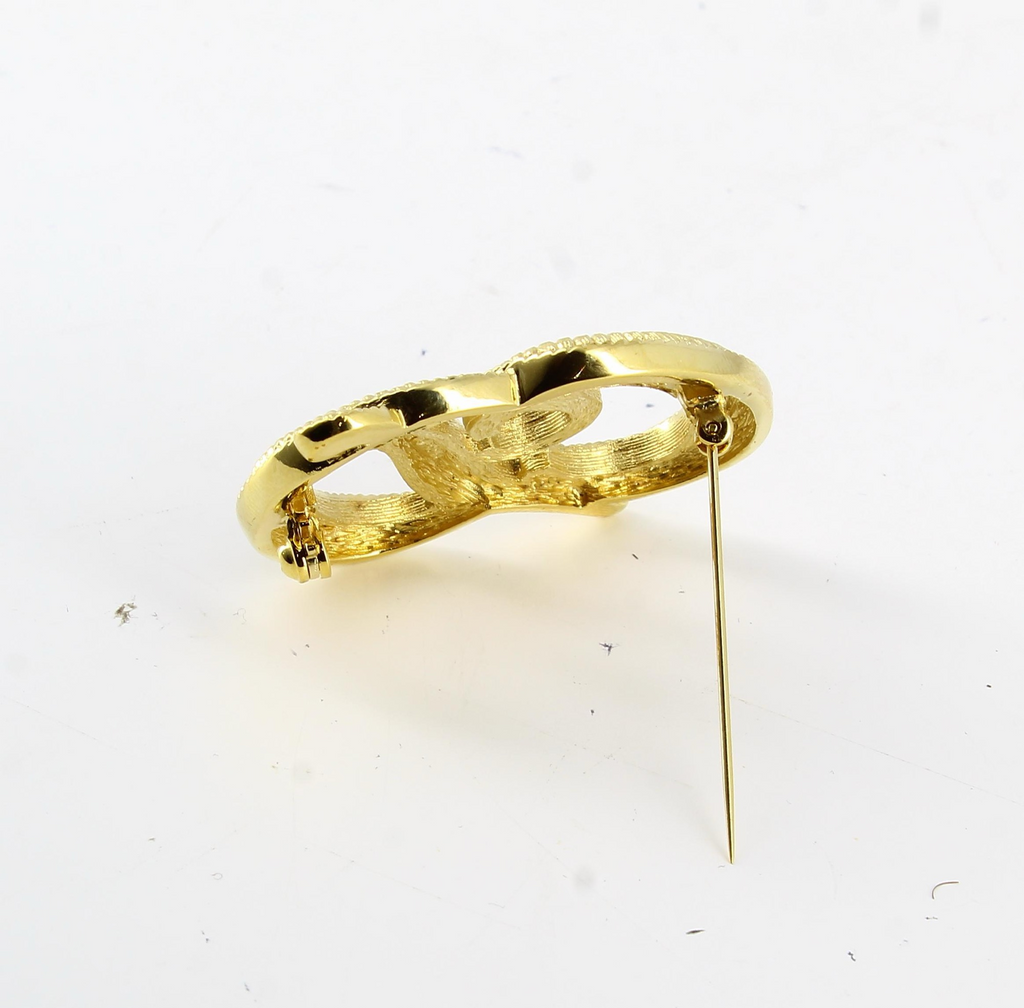 Brooch Christian Dior Golden Brillant