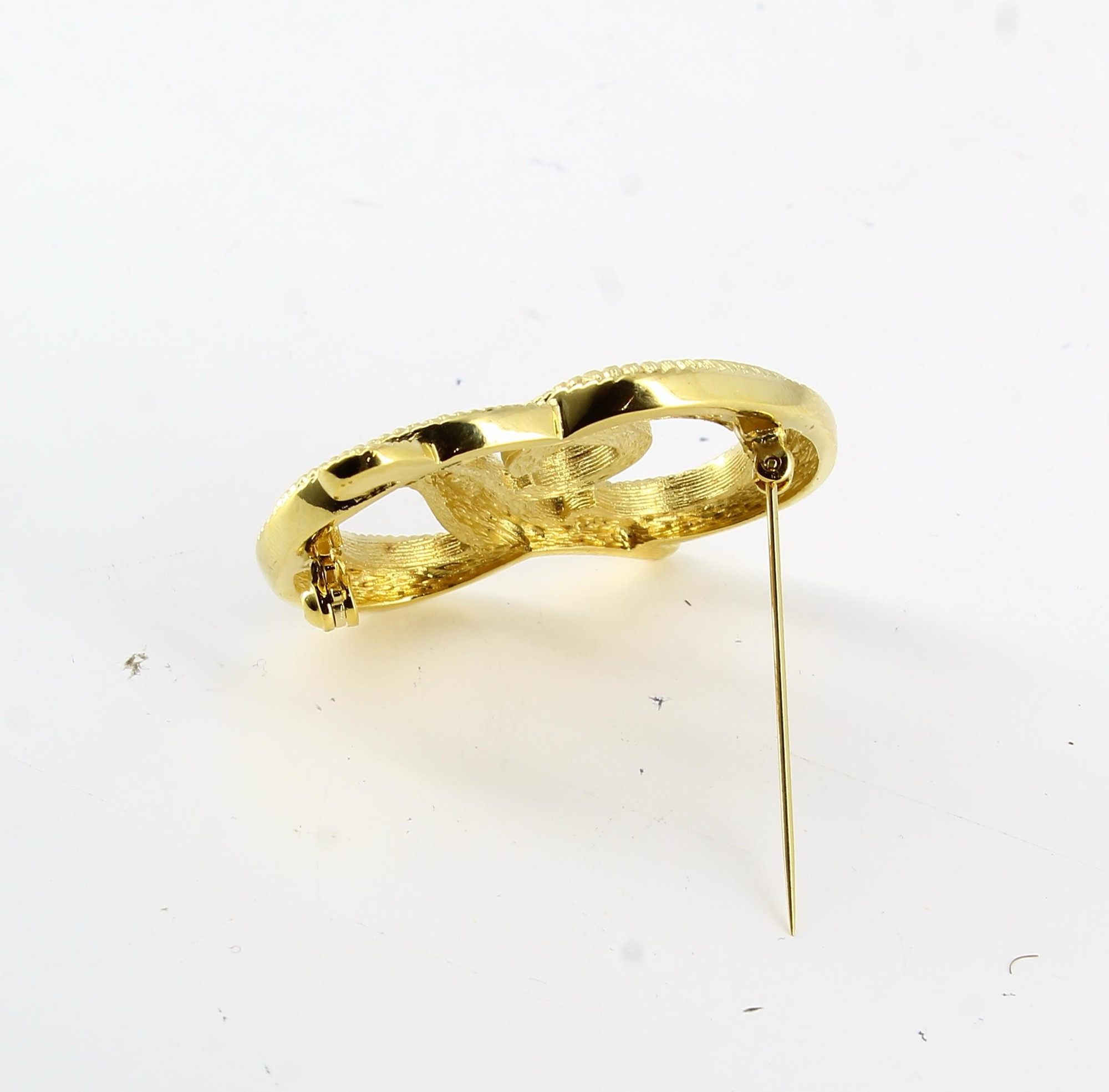 Brooch Christian Dior Golden Brillant