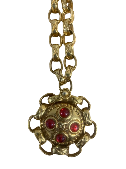 Chanel Vintage Gripoix Pendant Sautoir by Victoire de Castellane (90s)