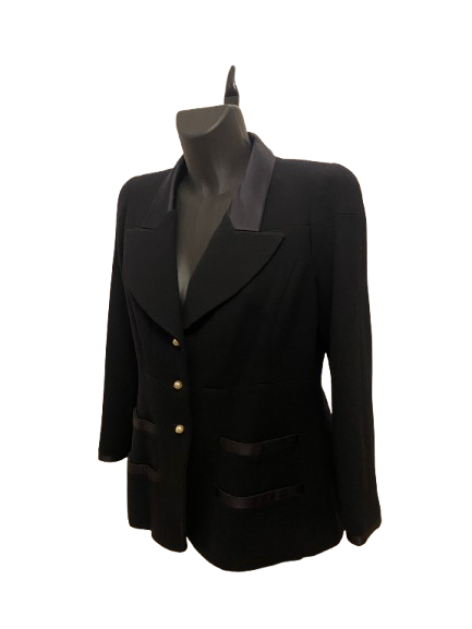 Chanel Navy Blazer with Pearl buttons FW1997