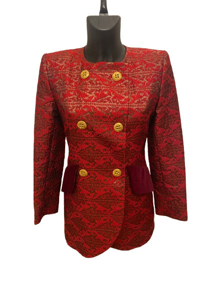 Givenchy Red Jacket in Lurex