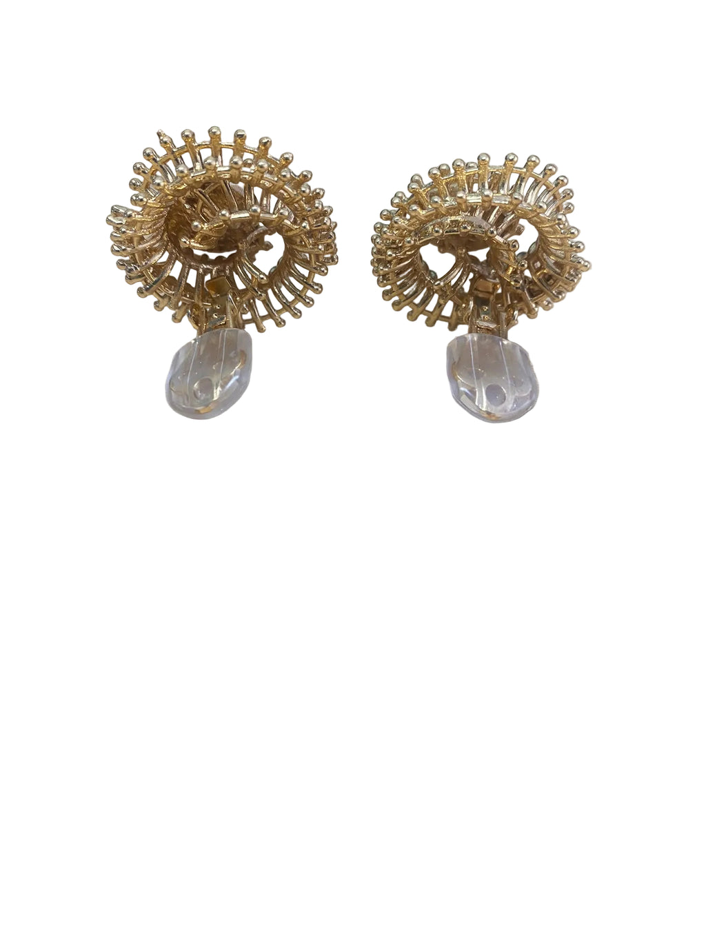 Dilip Jindal - Bijoux Coutuire - Coquillage Red Earrings