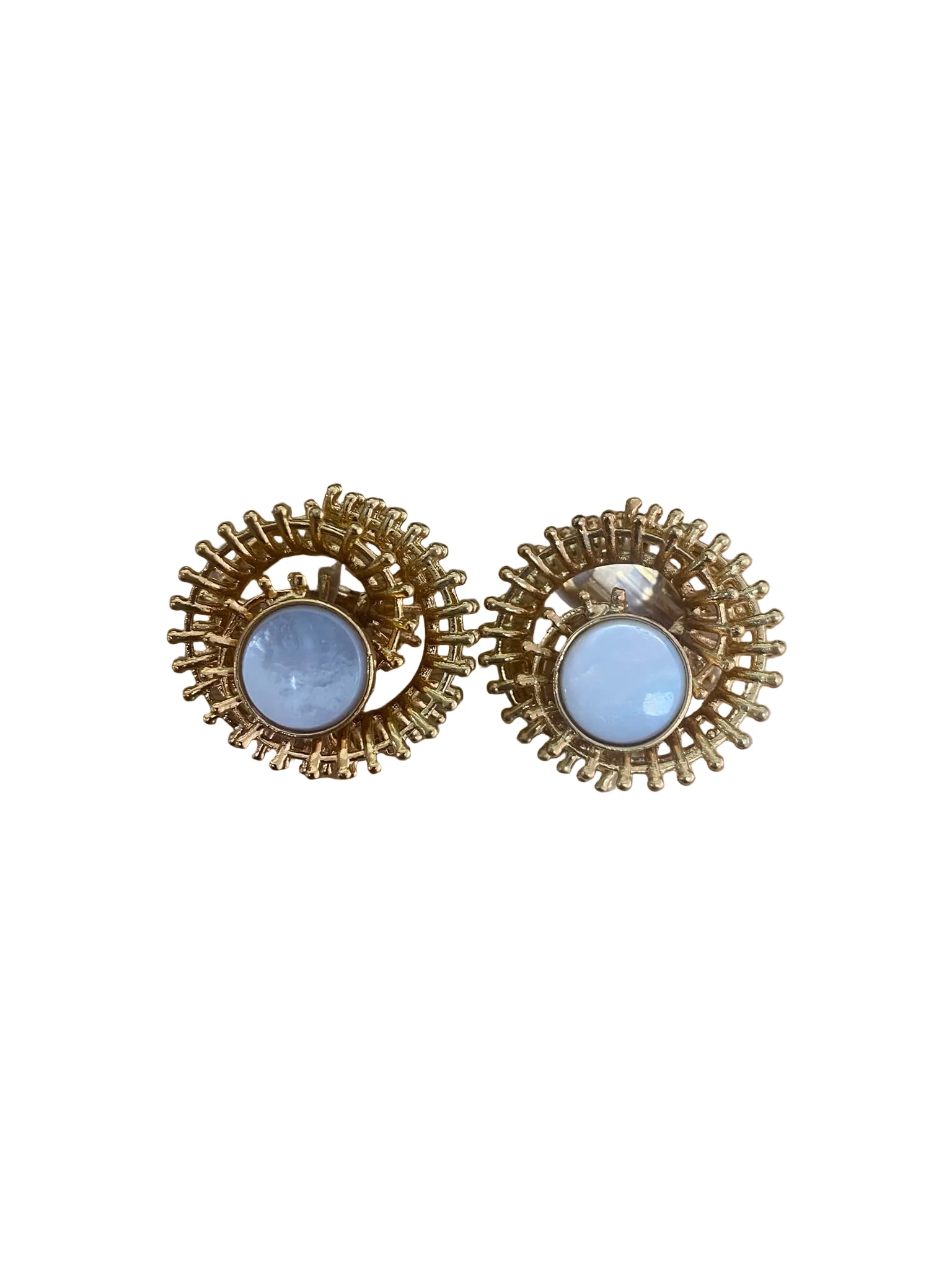 Dilip Jindal - Bijoux Coutuire - Coquillage Nacré Earrings