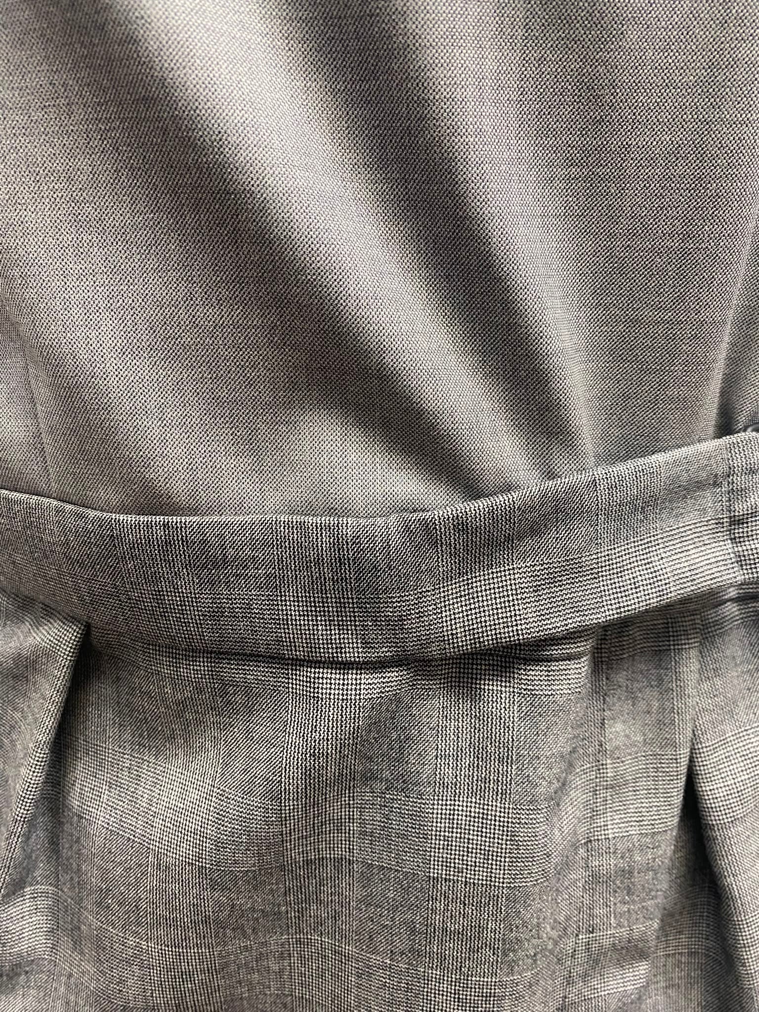 Louis Vuitton Sleeveless Wool & Cashmere Grey Dress - Size 36